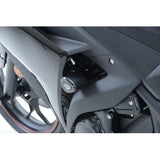 Protectores anticolisión negros R&G Racing para Yamaha YZF R3 2015-2018