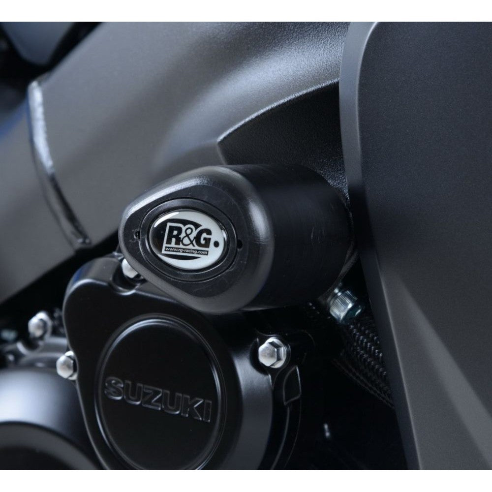R&G Racing Black Aero Style Crash Protection Bobbins For 2016-2018 Suzuki GSXS1000F ABS