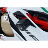 R&G Racing White Aero Style Crash Protection Bobbins For 2015-2018 MV Agusta F4RC