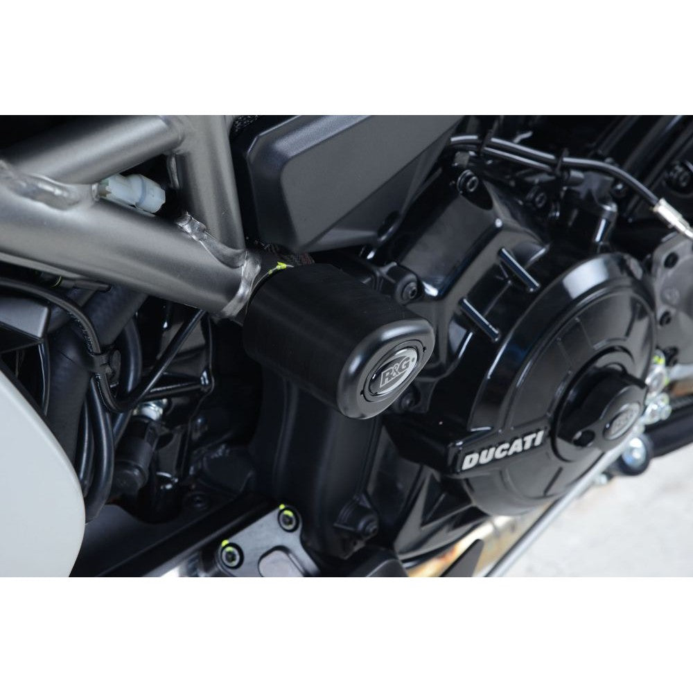 R&G Racing Black Aero Style Crash Protection Bobbins For 2016-2020 Ducati XDiavel