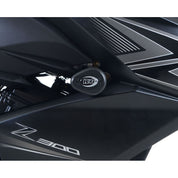 R&G Racing Black Aero Style Crash Protection Bobbins For 2013-2018 Kawasaki Z250