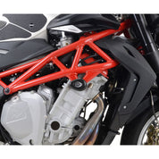 R&G Racing White Aero Style Crash Protection Bobbins For 2013-2015 MV Agusta Brutale 1090