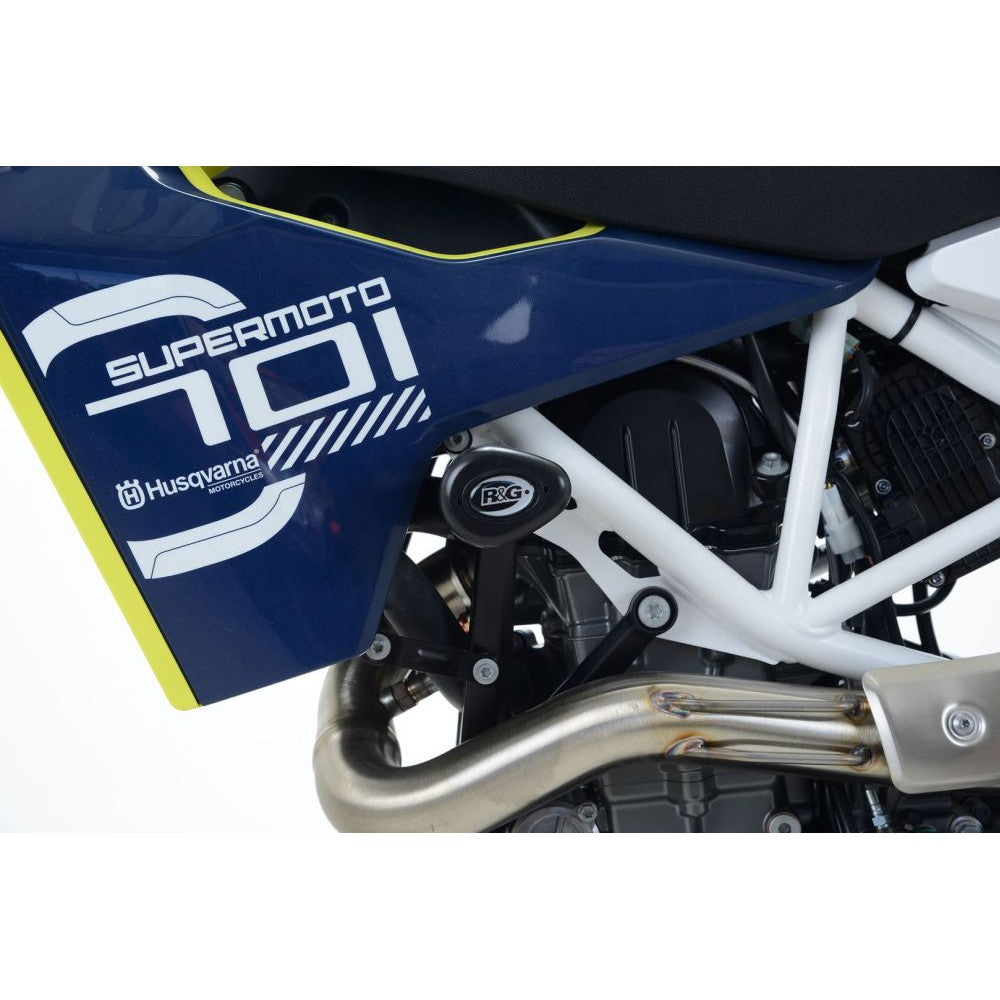 R&G Racing Black Aero Style Crash Protection Bobbins For 2016-2024 Husqvarna 701 Enduro