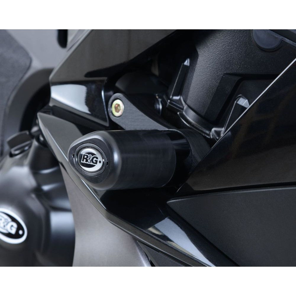 R&G Racing Black Aero Style Crash Protection Bobbins For 2020-2024 Kawasaki Ninja 1000SX ZX1000