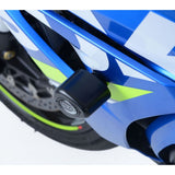 Bobinas de protección contra impactos estilo aerodinámico blancas R&G Racing para Suzuki GSXR1000 2017-2018