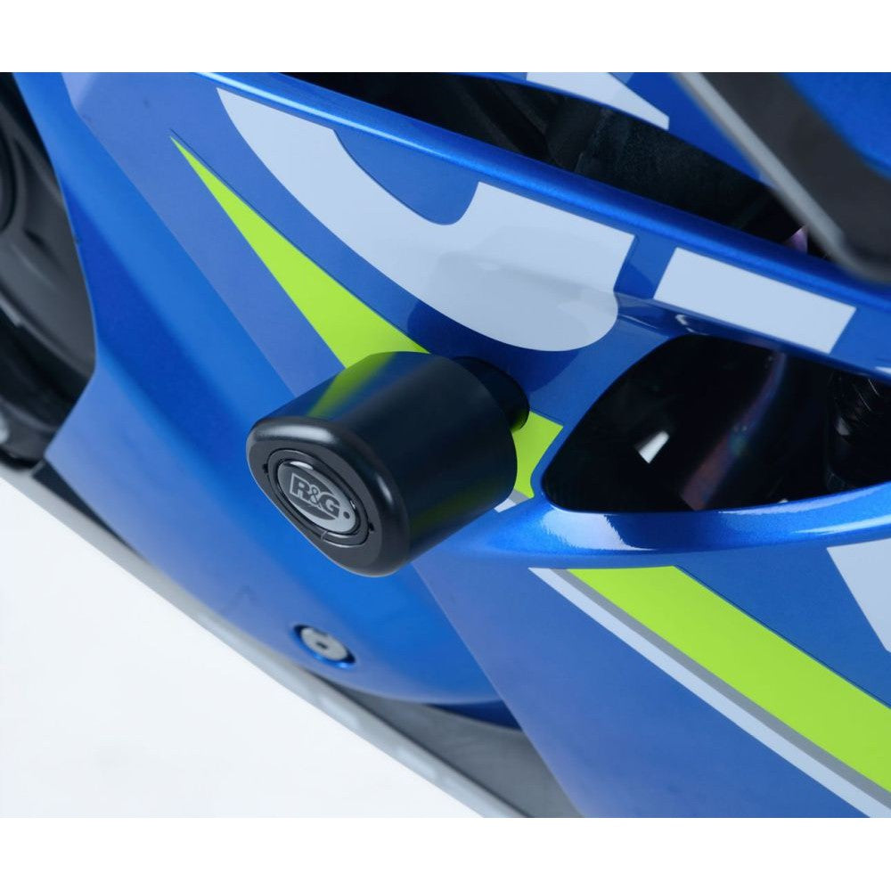 R&G Racing White Aero Style Crash Protection Bobbins For 2017-2018 Suzuki GSXR1000