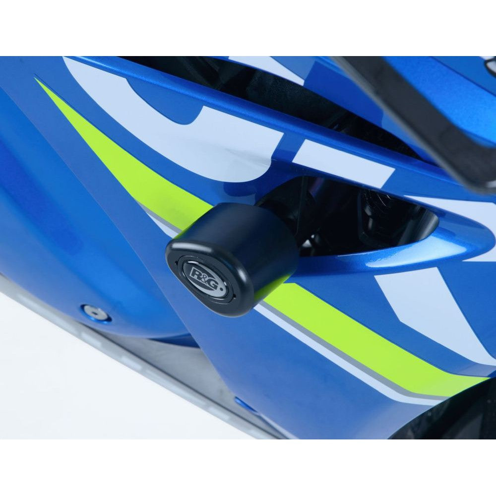 R&G Racing Black Aero Style Crash Protection Bobbins For 2017-2020 Suzuki GSXR1000