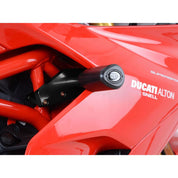 R&G Racing Black Aero Style Crash Protection Bobbins For 2017-2020 Ducati Super Sport S