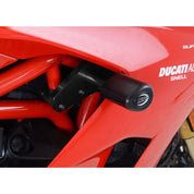 R&G Racing Black Aero Style Crash Protection Bobbins For 2017-2020 Ducati Super Sport S