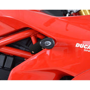 R&G Racing White Aero Style Crash Protection Bobbins For 2017-2020 Ducati Super Sport