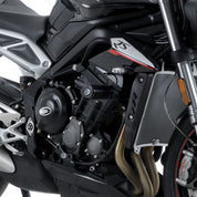 R&G Racing Black Aero Style Crash Protection Bobbins For 2017-2018 Triumph Street Triple R ABS 765