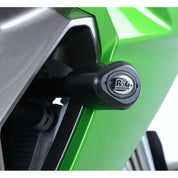 R&G Racing Black Aero Style Crash Protection Bobbins For 2017-2019 Kawasaki Versys-X 250