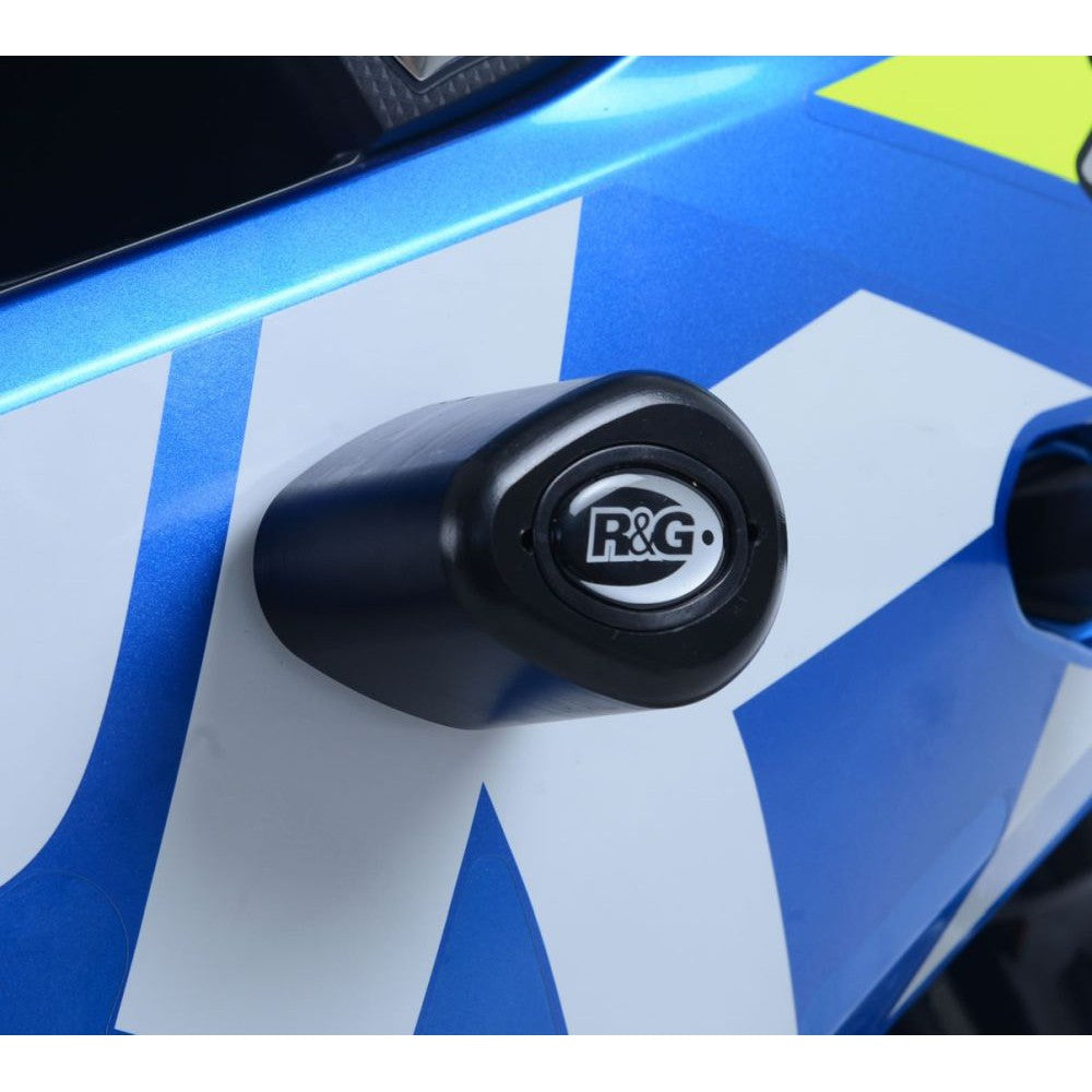 R&G Racing Black Aero Style Crash Protection Bobbins For 2017-2019 Suzuki GSX-R125