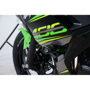 R&G Racing Black Aero Style Crash Protectors For 2018-2020 Kawasaki Ninja 250