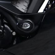 R&G Racing Black Aero Style Crash Protectors Upper For 2019-2021 Kawasaki Ninja ZX6R ZX600F