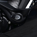 R&G Racing Black Aero Style Crash Protectors Upper For 2019-2021 Kawasaki Ninja ZX6R ZX600F