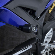 R&G Racing Black Aero Style Crash Protection Bobbins For 2019-2024 Yamaha YZF R3