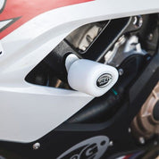 R&G Racing White Aero Style Crash Protection Bobbins For 2019-2022 BMW S1000RR