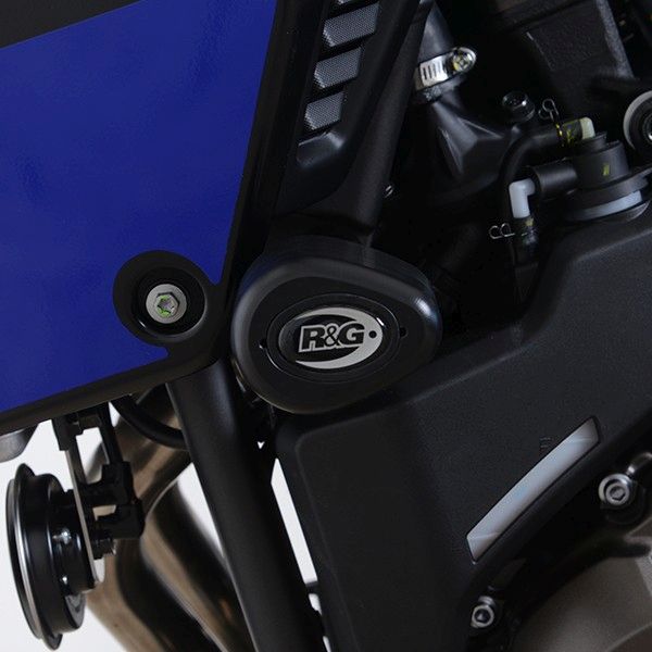 R&G Racing Black Aero Style Crash Protection Bobbins For 2021-2022 Yamaha Tenere 700 XTZ07 Rally