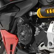 R&G Racing Black Aero Style Crash Protection Bobbins For 2020-2024 Ducati Panigale V2