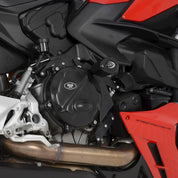 R&G Racing Black Aero Style Crash Protection Bobbins For 2020-2024 Ducati Panigale V2