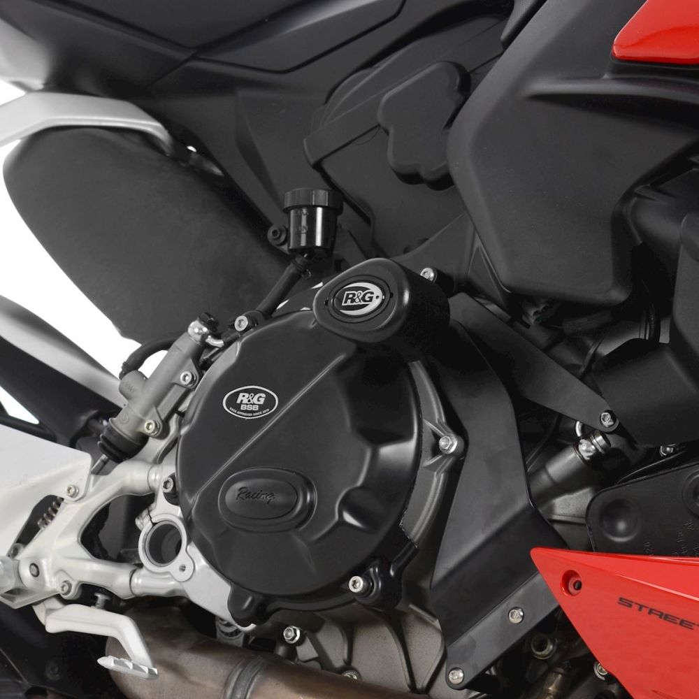 R&G Racing White Aero Style Crash Protection Bobbins For 2020-2024 Ducati Panigale V2