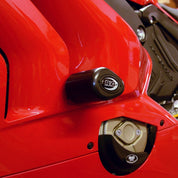R&G Racing Black Aero Style Crash Protection Bobbins For 2020-2021 Ducati Panigale V4