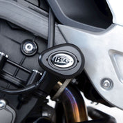 R&G Racing Black Aero Style Crash Protection Bobbins For 2021-2024 Triumph Tiger 850 Sport