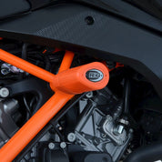 R&G Racing Orange Aero Style Crash Protection Bobbins For 2014-2019 KTM 1290 Super Duke R