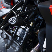 R&G Racing Black Aero Style Crash Protection Bobbins For 2020-2024 MV Agusta Brutale 1000RR