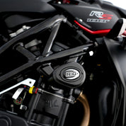 R&G Racing Black Aero Style Crash Protection Bobbins For 2020-2024 MV Agusta Brutale 1000RR
