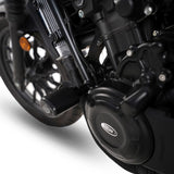 Bobinas de protección contra impactos estilo aerodinámico negro R&G Racing para Honda CL500 2023-2024