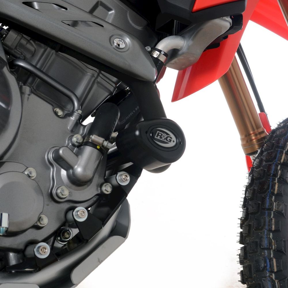 R&G Racing Black Aero Style Crash Protection Bobbins For 2021-2024 Honda CRF300L