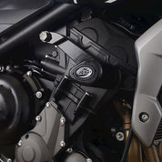 R&G Racing Black Aero Style Crash Protection Bobbins For 2021-2024 Triumph Trident 660