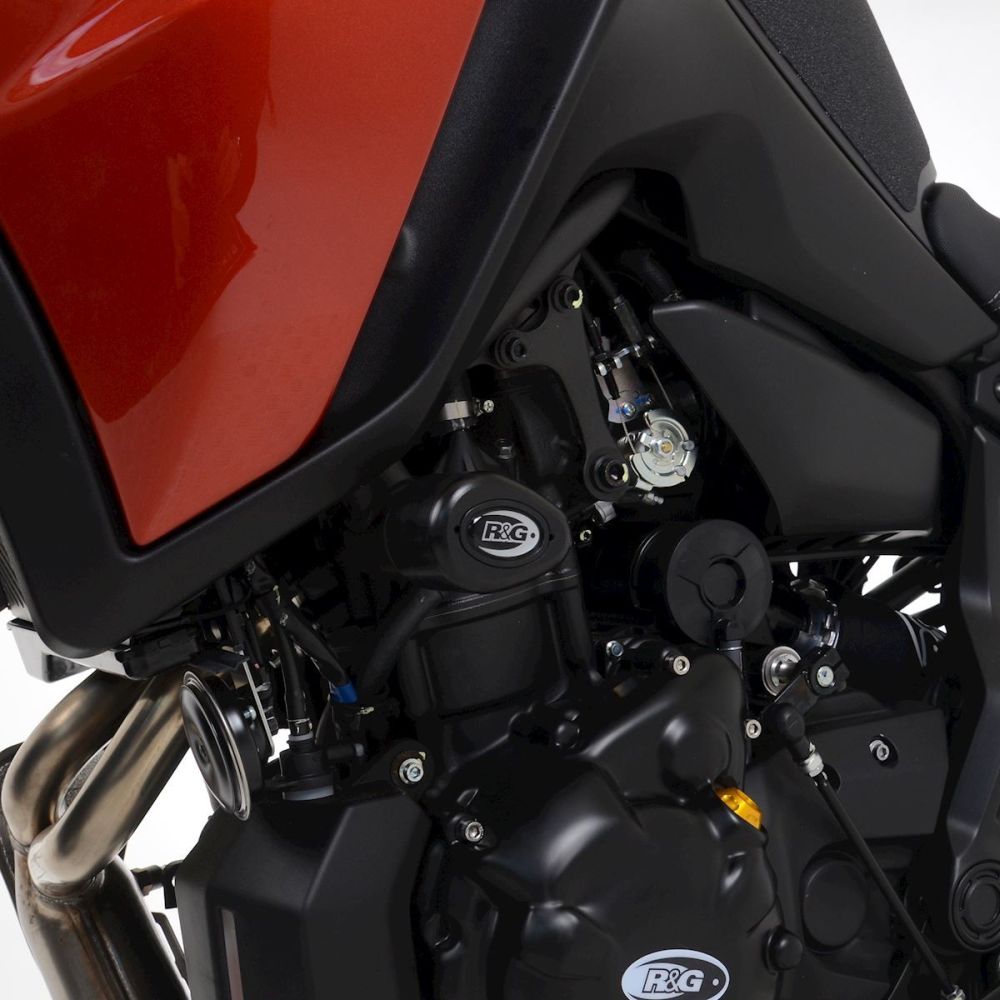 R&G Racing Black Aero Style Crash Protectors For 2021-2024 Yamaha Tracer 7