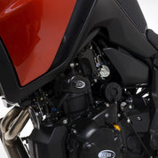 R&G Racing Black Aero Style Crash Protectors For 2021-2024 Yamaha Tracer 7