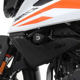R&G Racing White Aero Style Crash Protectors For 2020-2024 KTM 390 Adventure