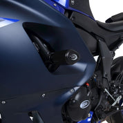 R&G Racing Black Aero Style Crash Protection Bobbins For 2022 Yamaha YZF R7
