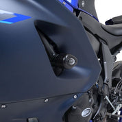R&G Racing Black Race Aero Style Crash Protectors For 2022 Yamaha YZF R7