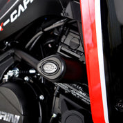 R&G Racing Black Aero Style Crash Protection Bobbins For 2023-2024 Moto Morini X-Cape 649