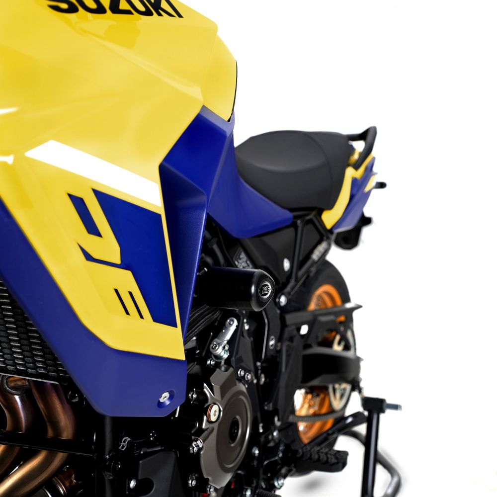 R&G Racing Black Aero Style Crash Protection Bobbins For 2023-2024 Suzuki Vstrom 800 DL800 RE