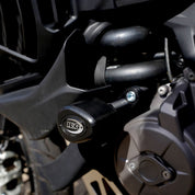 R&G Racing Black Aero Style Crash Protection Bobbins For 2021-2022 Ducati Multistrada V4