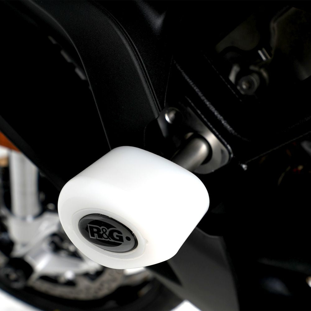 R&G Racing White Aero Style Crash Protection Bobbins CP0580WH