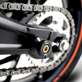 Carretes de algodón negro R&G Racing para CF-Moto 300NK 2021-2024