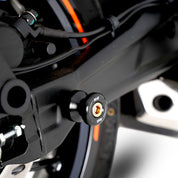 R&G Racing Black Cotton Reels For 2021-2024 CF-Moto 300NK