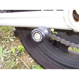Carretes de algodón negro R&G Racing para Kawasaki Ninja ZX14 ZX1400A (2006-2019)