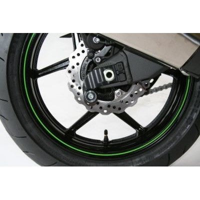 R&G Racing Black Cotton Reels Offset For 2004-2005 Kawasaki Ninja ZX10R ZX1000C