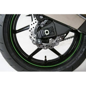 R&G Racing Black Cotton Reels Offset For 2004-2005 Kawasaki Ninja ZX10R ZX1000C