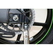 R&G Racing Black Cotton Reels Offset For 2004-2005 Kawasaki Ninja ZX10R ZX1000C