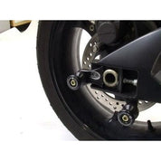 R&G Racing Black Cotton Reels Offset For 2006-2010 Suzuki GSXR600